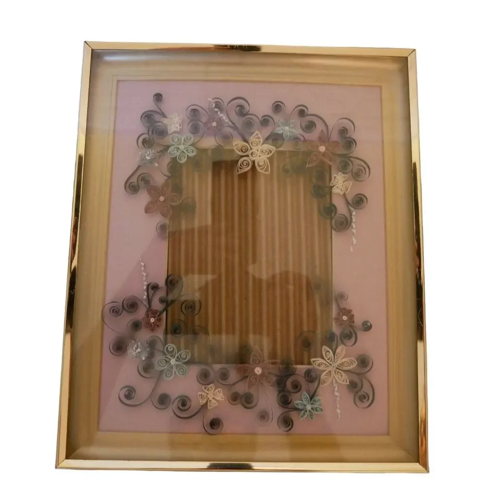Wedding Anniversary Artsy Keepsake Picture Frame Vintage